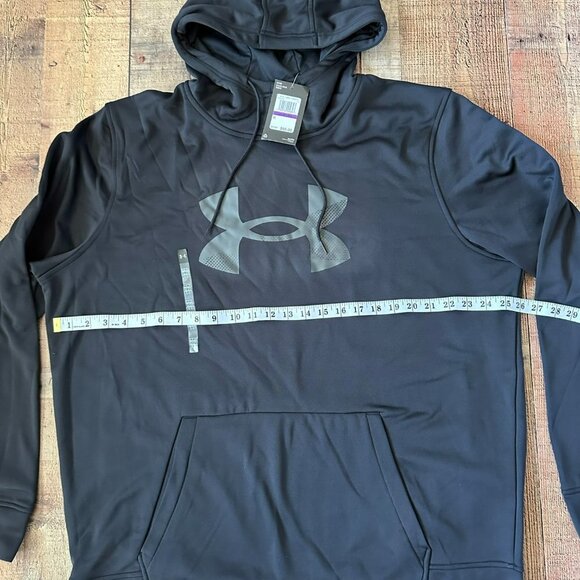 Under Armour UA performance graphic logo hoodie men's 2XL - Picture 6 of 7